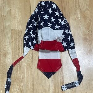 American Flag Star & Stripe Head Scarf